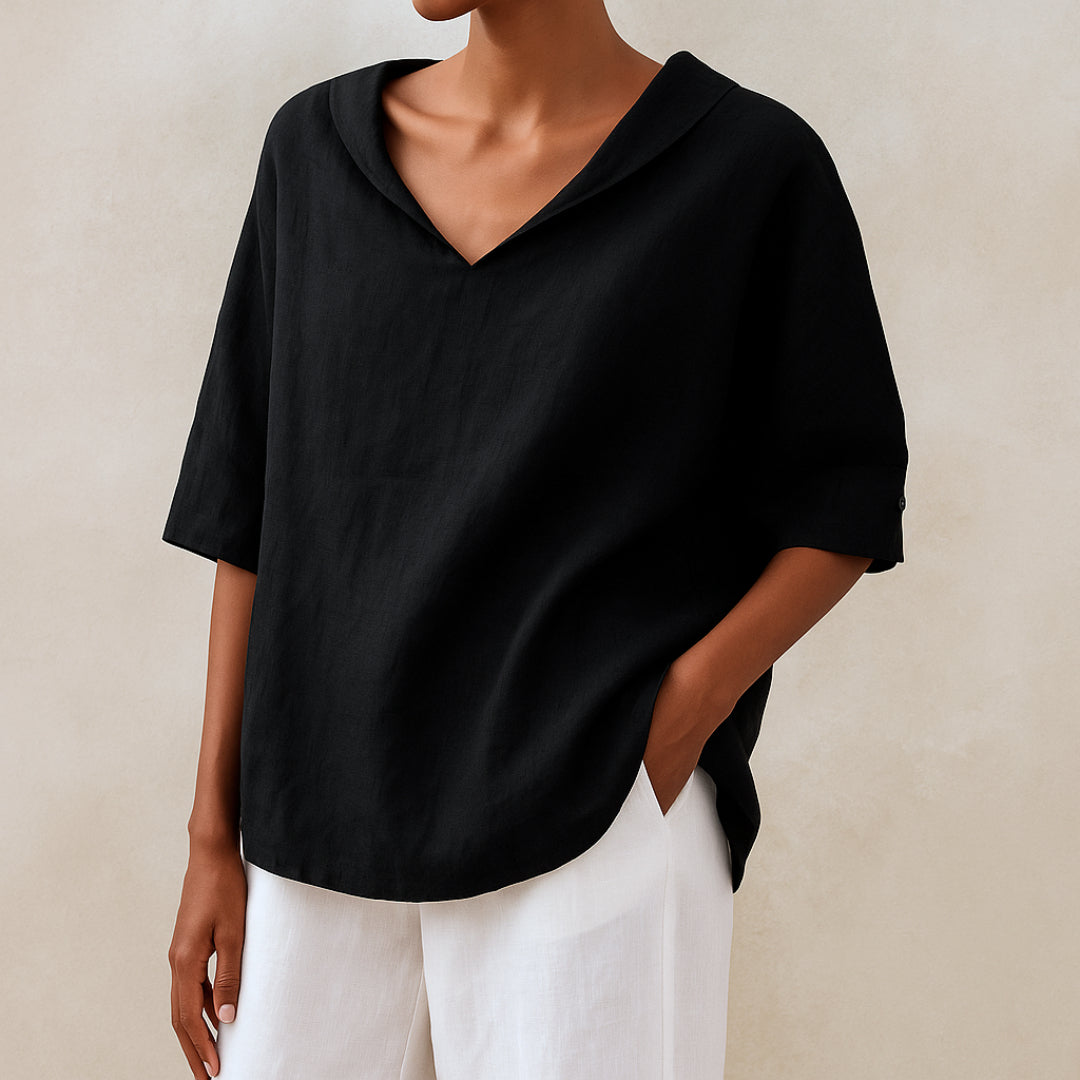 Willeke™ | Blusa elegante con cuello en V