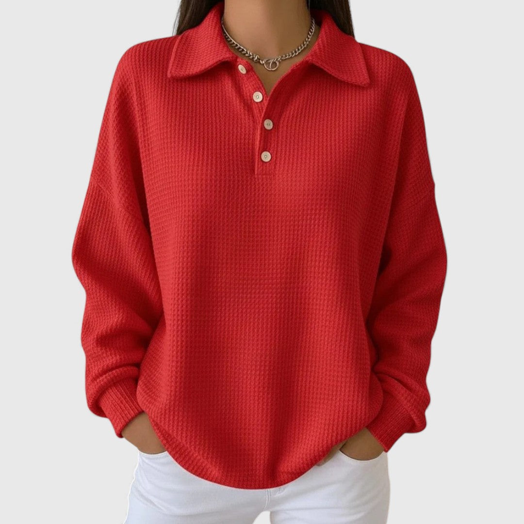 Mara | Jersey suave con cuello