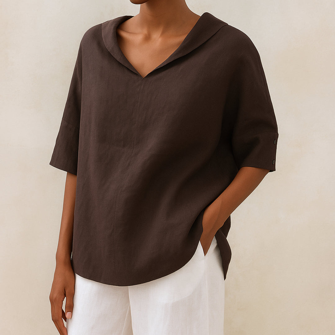 Willeke™ | Blusa elegante con cuello en V