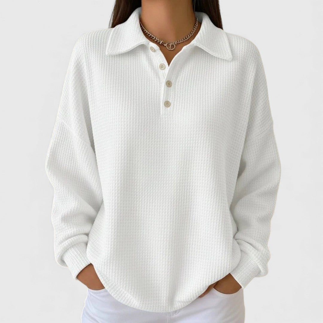 Mara | Jersey suave con cuello