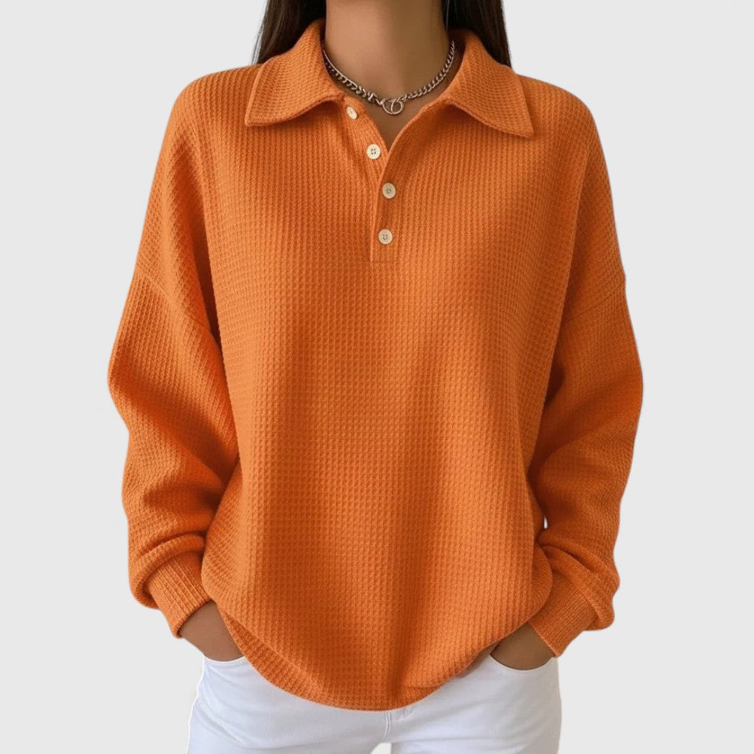 Mara | Jersey suave con cuello