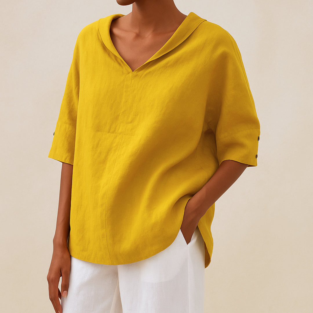 Willeke™ | Blusa elegante con cuello en V
