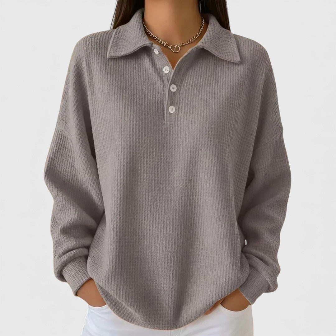 Mara | Jersey suave con cuello