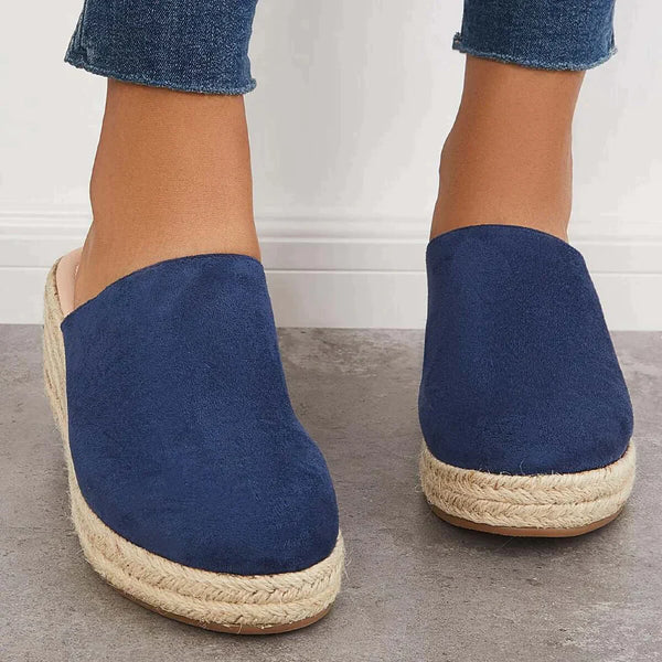 Marga™ | Elegante Sandaletten mit geflochtenem Keilabsatz