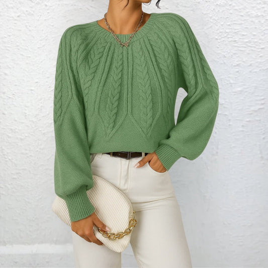 Erika™ | Eleganter Strickpullover mit weiten Ärmeln