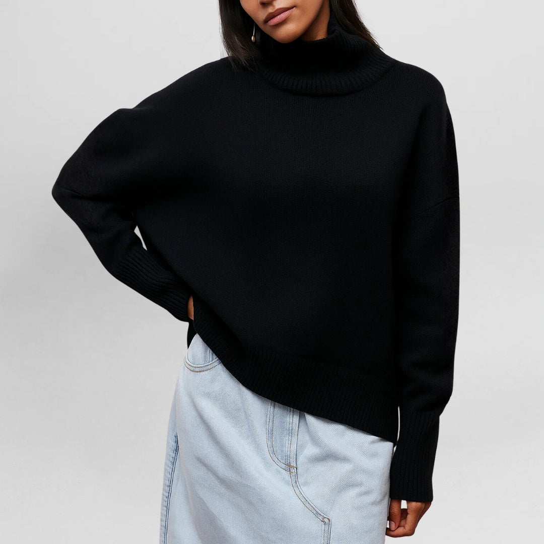 Stefanie™ | Strickpullover mit Rollkragen