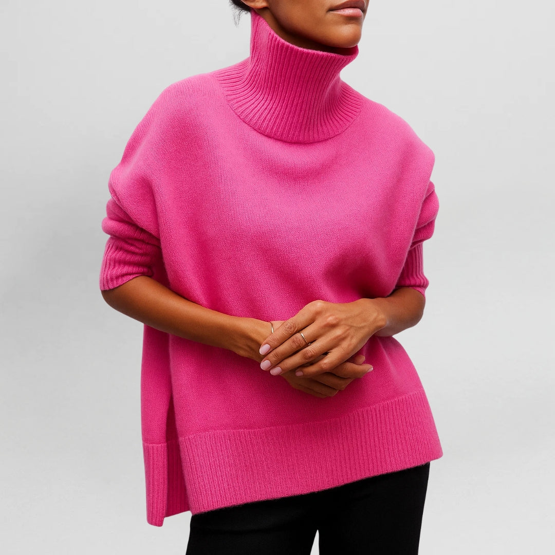 Stefanie™ | Strickpullover mit Rollkragen