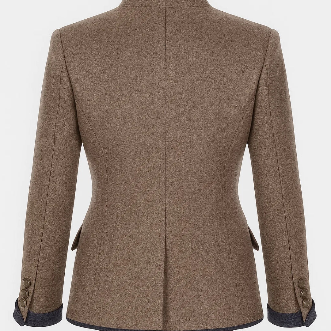 Anja™ | Elegante Strickjacke mit hohem Kragen