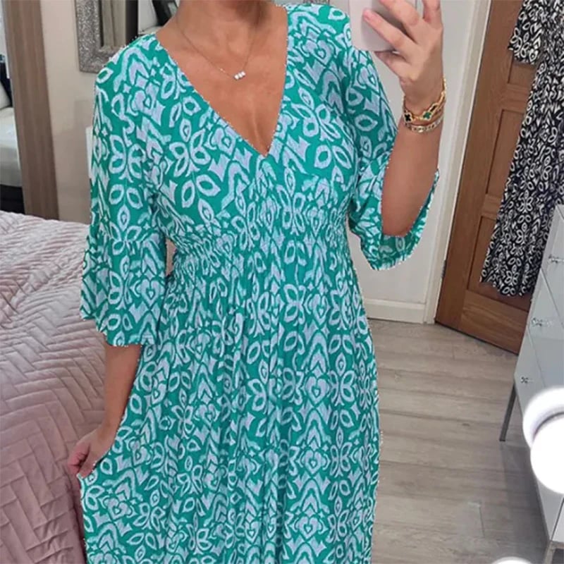 Vestido Floral Elástico