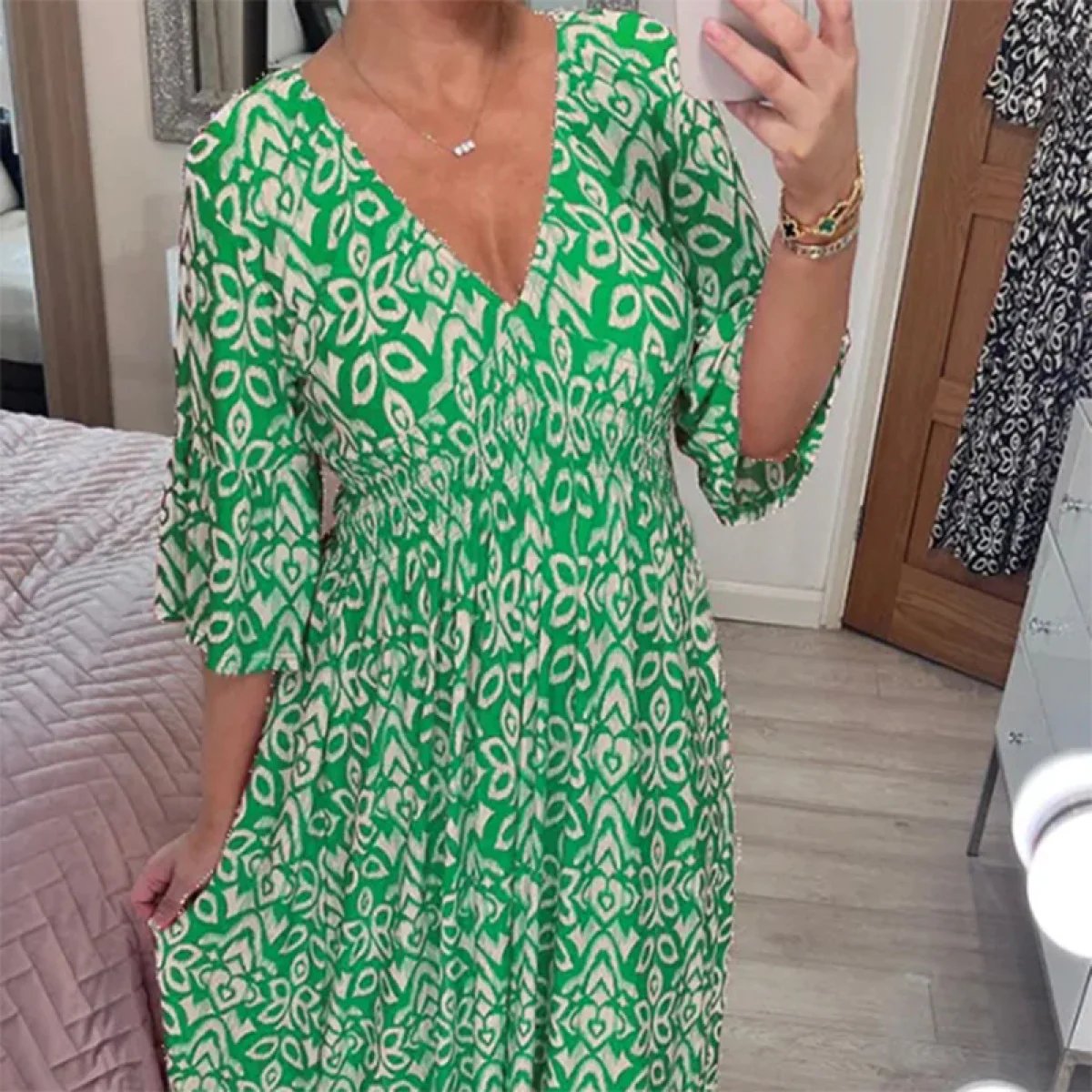 Vestido Floral Elástico