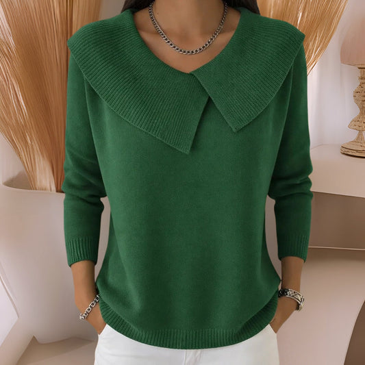 Jennifer™ | Strickpullover mit weichem Kragen
