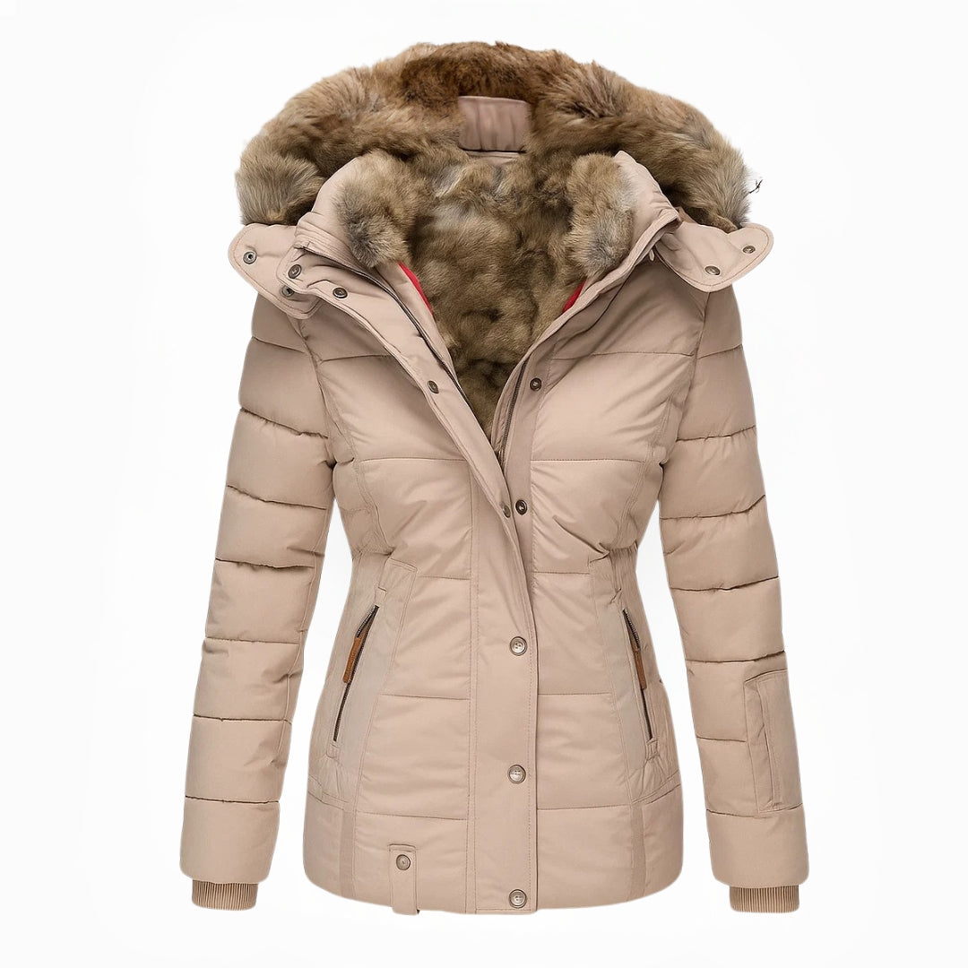 Anna™ | Warmer mit Fell gefütterter Wintermantel