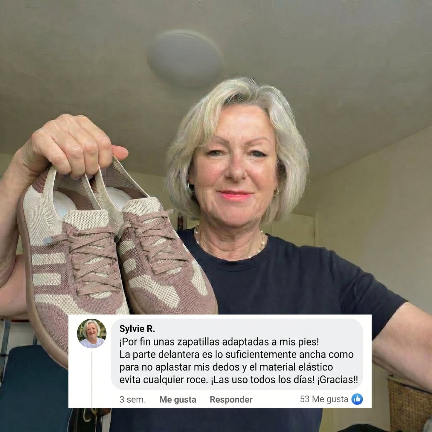 Zapatillas de confort ortopédico para mujer