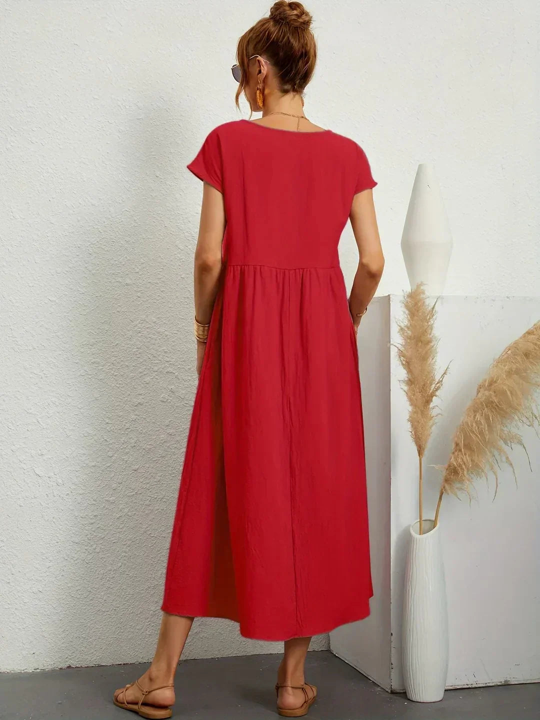 Maria™ | Elegantes Kleid mit Rundhalsausschnitt