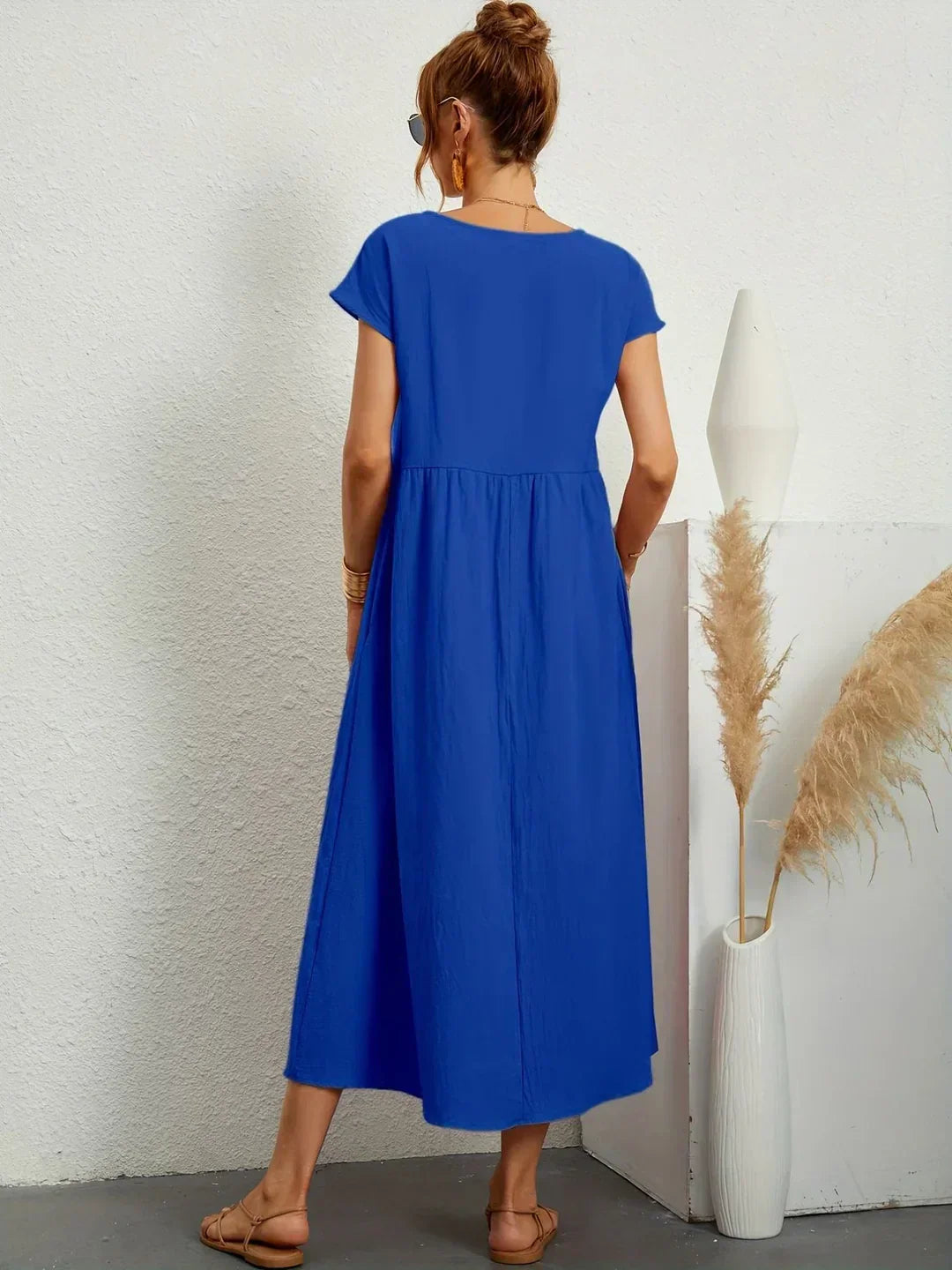 Maria™ | Elegantes Kleid mit Rundhalsausschnitt