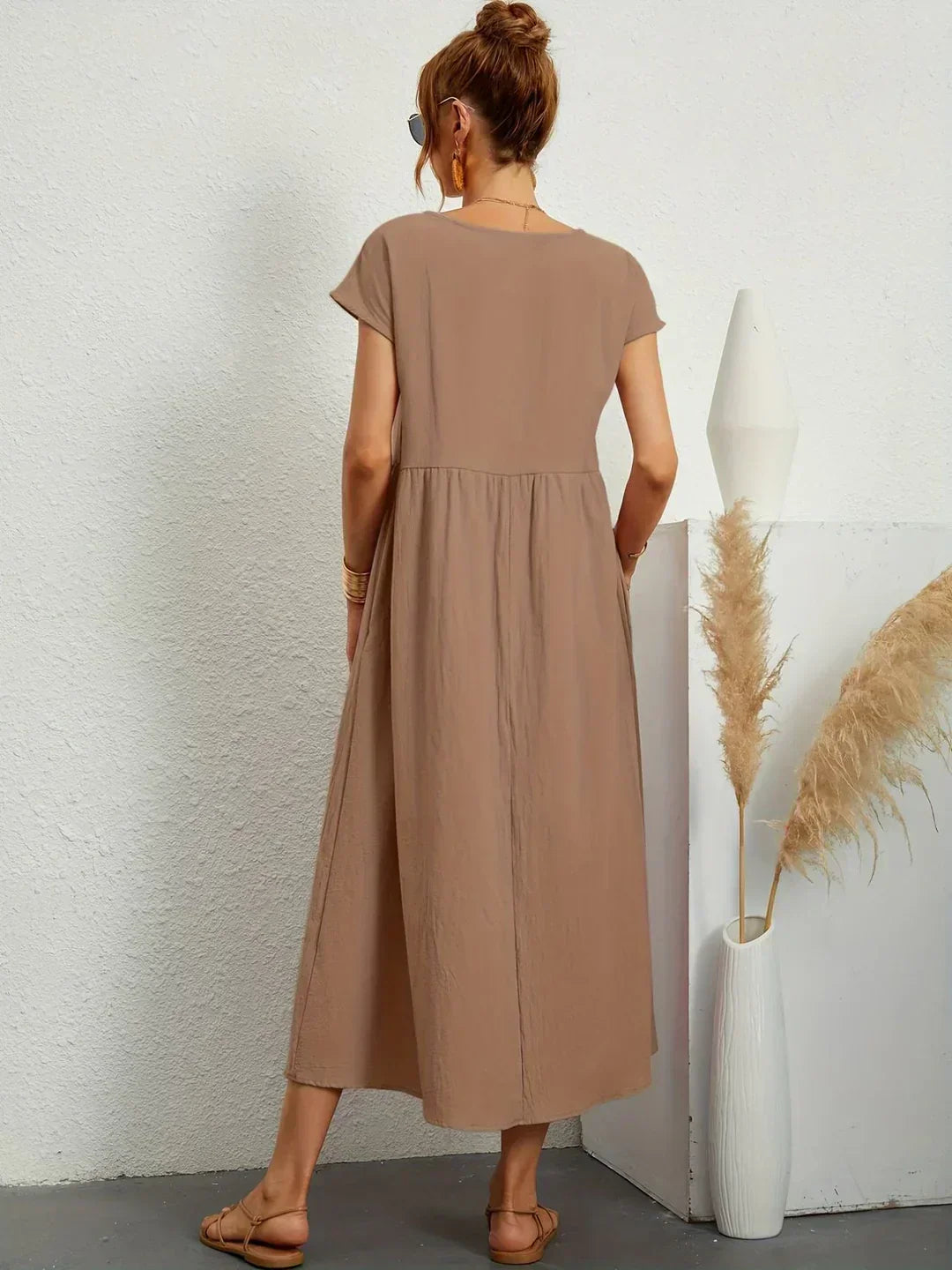 Maria™ | Elegantes Kleid mit Rundhalsausschnitt