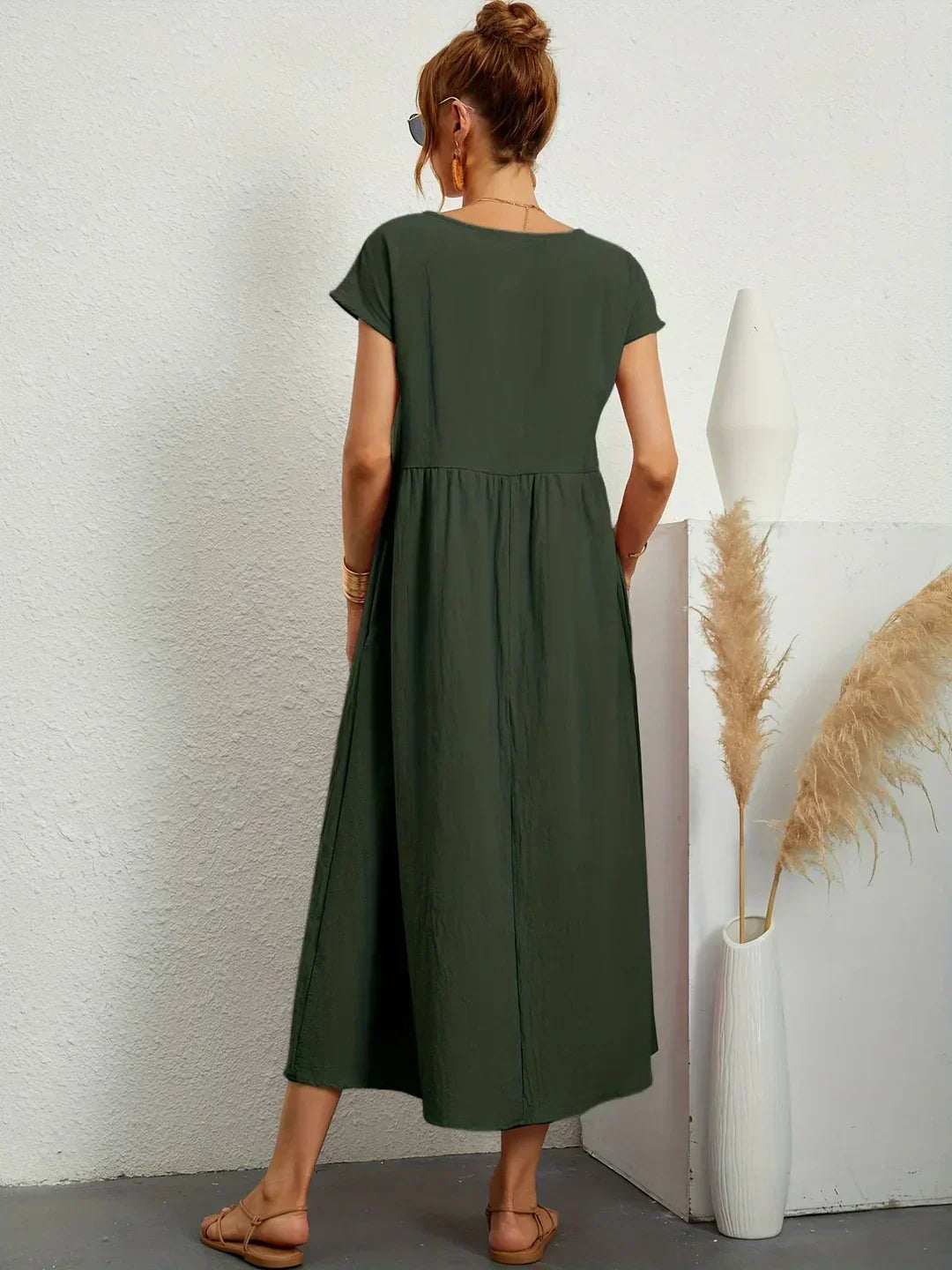 Maria™ | Elegantes Kleid mit Rundhalsausschnitt