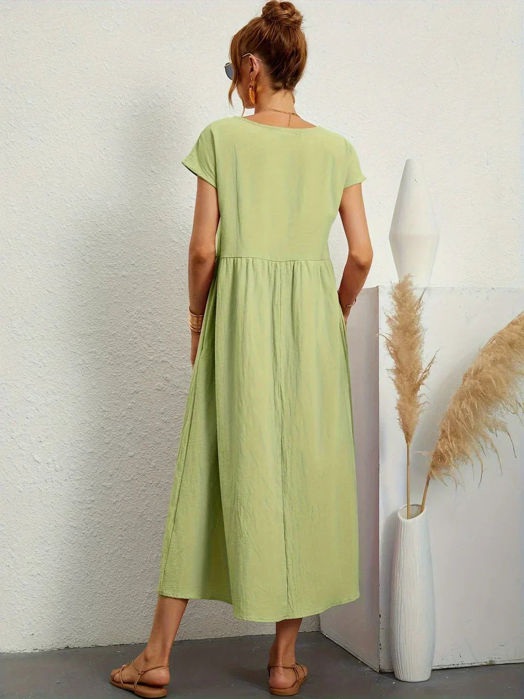 Maria™ | Elegantes Kleid mit Rundhalsausschnitt
