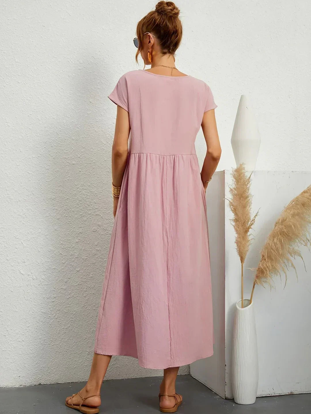 Maria™ | Elegantes Kleid mit Rundhalsausschnitt