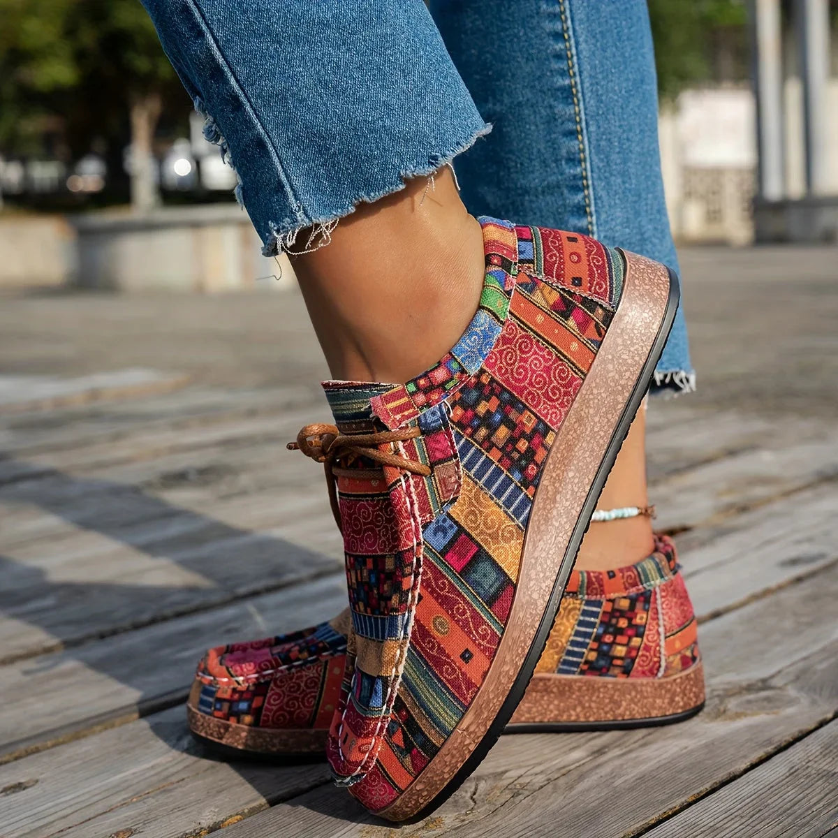 Zapatillas Ortopédicas de Confort Multicolor para Mujer.