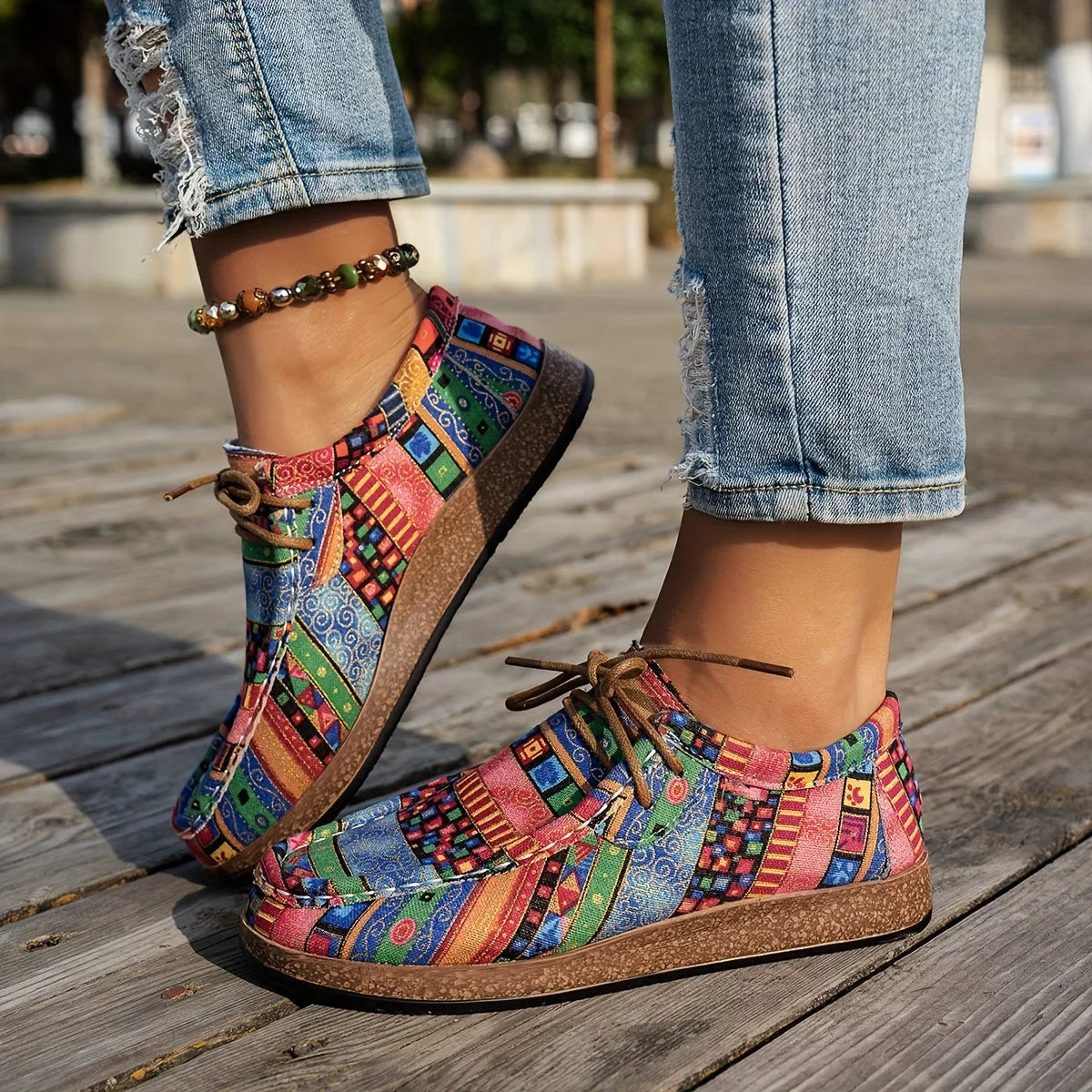 Zapatillas Ortopédicas de Confort Multicolor para Mujer.