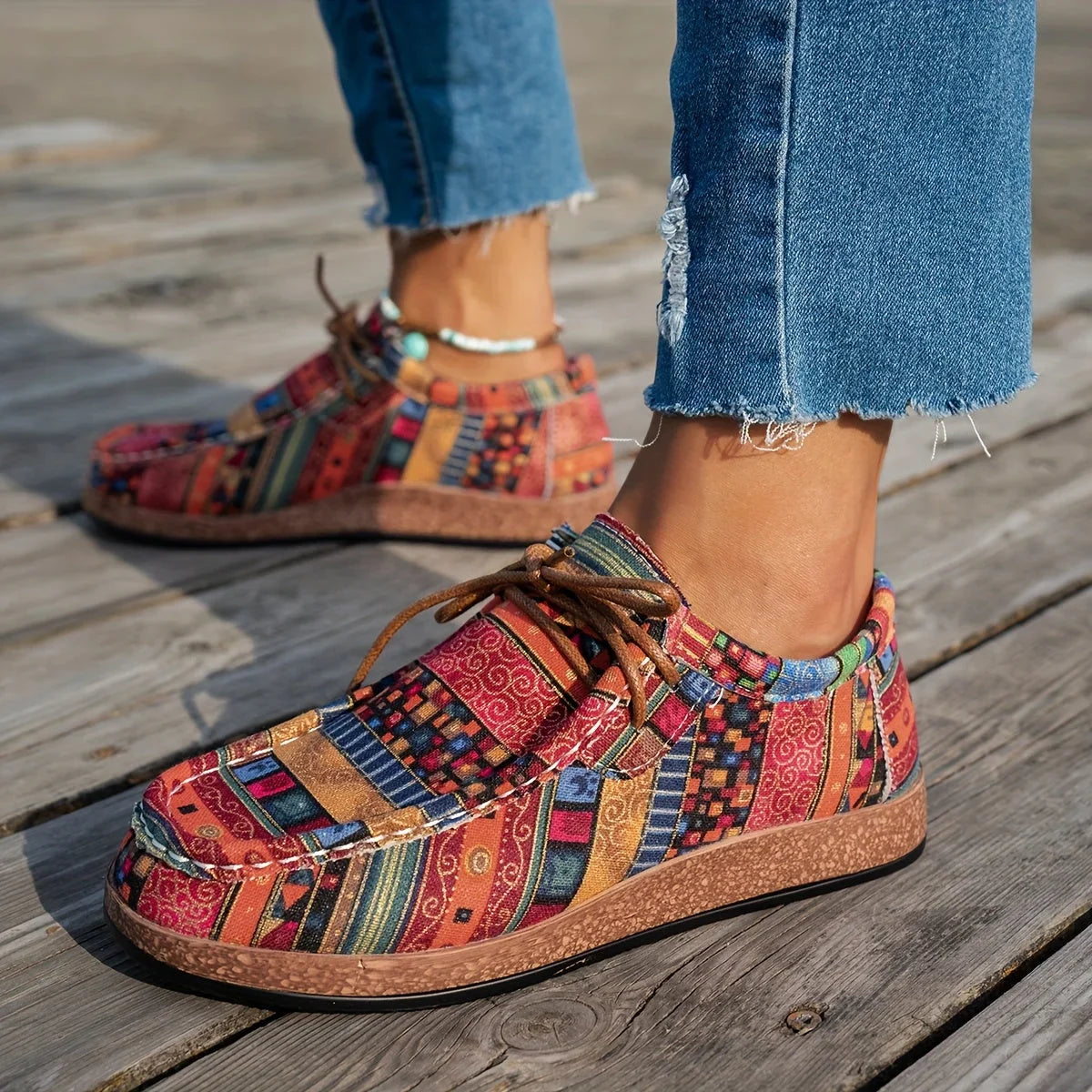 Zapatillas Ortopédicas de Confort Multicolor para Mujer.