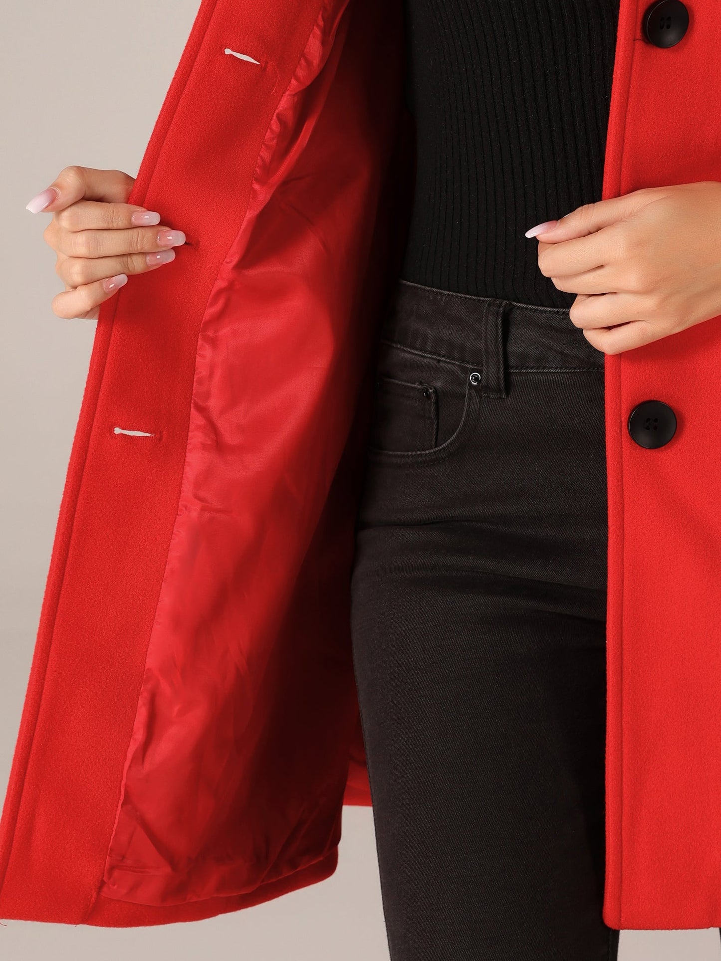 Birgit™ | Wintermantel mit Knopfleiste